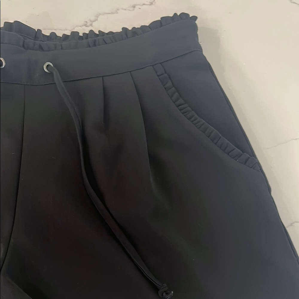ASOS JDY Paperbag Waist Black Shorts - Picture 3 of 8